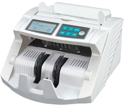 Cashtec CT2000 Banknote Counter, Ultra Fast with Batch Function, Automatic Start up and Stop Plus More