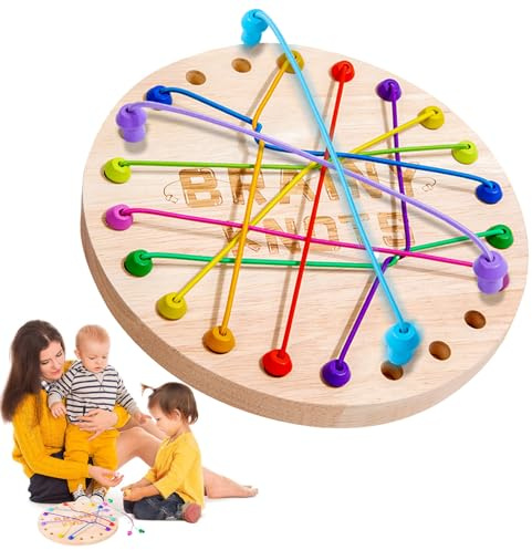 SilverChry Brainy Knots Juego, Juego de Mesa Adulto Niños, Board Games for Family, Interacción Entre Padres e Hijos, Mejora la Cognición, el Pensamiento Lógico y Entrena el Cerebro