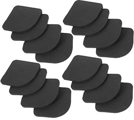 HONITANO 16 pezzi Tappetini Antivibrazione e Frigorifero da Antiscivolo e Isolamento Facili da Installare per Stabilizzare Elettrodomestici e Rumore
