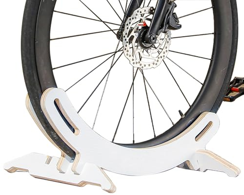 Generisch Supporto per bicicletta, regolabile in altezza, portatile, supporto per biciclette da strada, per esposizione in interni, appartamento, garage, pavimento, montagna, cortile e