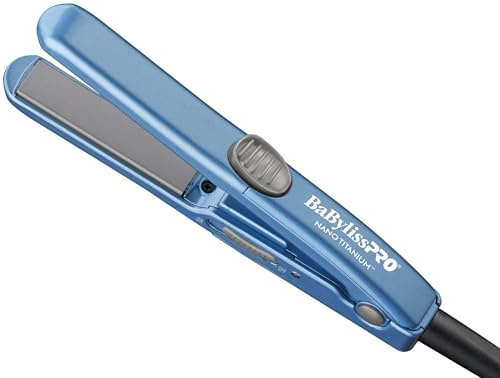 BaBylissPRO Flat Iron Hair Straightener, 1/2 Inch Nano Titanium, Hair Styling Tools & Appliances, BNTBG3050UC