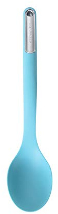 KitchenAid Silicone Basting Spoon, Aqua Sky