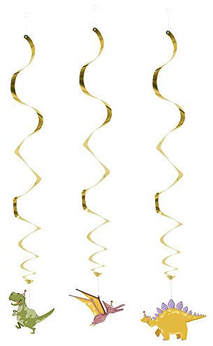 Boland 50053 - Espirales Decorativas (3 Unidades, 85 cm), diseño de Dinosaurios