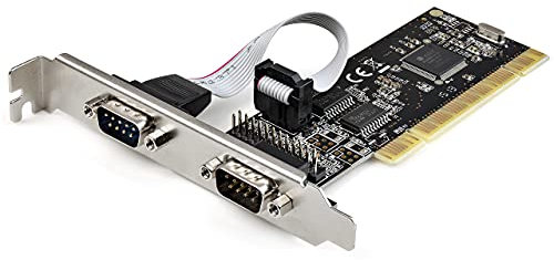 StarTech.com RS232 PCI Karte - PCI auf 2 Serielle Port-Karte - PCI 2-Port DB9 Serielle Controller-Karte RS232 - Schnittstellenkarte - PCI Expansion - Erweiterungskarte für Desktops (PCI2S1P2)
