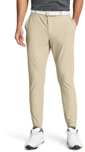 Under Armour Drive Joggers Pantalon de Golf, (289) Base Kaki / / Gris Halo, 40W x 40L Homme