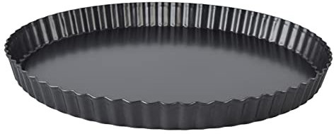 Tart Pan, Thickening Nonstick Dish Pie Plate Mold with Removable Bottom for Baking(10 Inch)