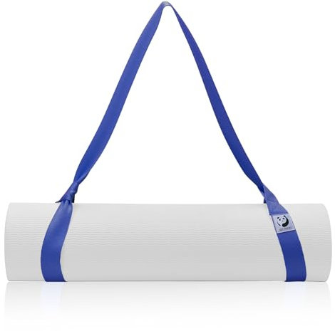 Slim Panda Sangles de transport réglables pour tapis de yoga (bleu foncé)