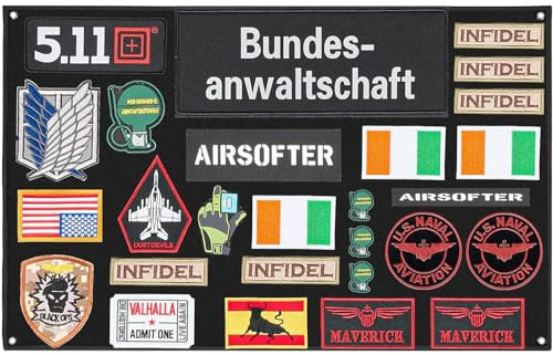 70x85cm Patches Klett,Kletttafel Patches Klett,Wand Klettfläche Klettmatte,Taktisches Patch-Display-Board,Wand Taktisch Militär
