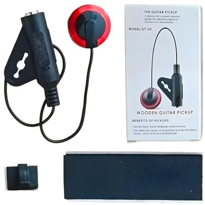 Pastilla para guitarra baja,transductor eléctrico para guitarra | Sintonizador de sonido para instrumentos de cuerda para músicos de ukelele de rendimiento, grabación, práctica, desde, de viaje, a