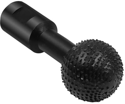 Socobeta Cabezal de Molienda Esférico, Fresa Giratoria Esférica para Tallado de Madera Duradera para Trabajos de Carpintería, Acero Al Carbono No. 45 (Interfaz de 14 mm para Tipo 115 y 125)