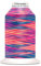 Das hüpfende Komma Gütermann Bulky-Lock Multicolour Bauschgarn No.80 neonpink-Royalblau 9814 1000m