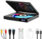 Lecteur DVD Compact pour TV, Lecteur DVD HDMI 1080P pour Toutes Les régions, mémoire Playbakc, Sortie HDMI/AV, USB 2.0, Support PAL/NTSC