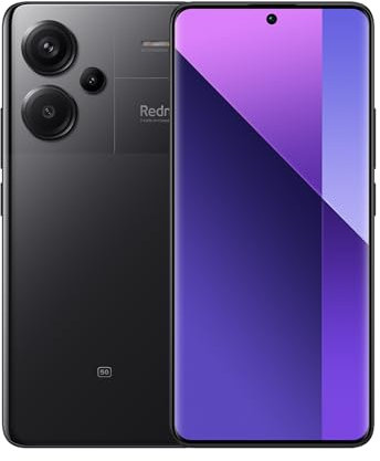 Xiaomi Redmi Note 13 Pro+ 5G Midnight Black - Smartphone 12+512GB, MediaTek 4nm processor, 200MP camera, 120W HyperCharge, 3D curved display, dust and water protection (UK Version + 2 Years Warranty)