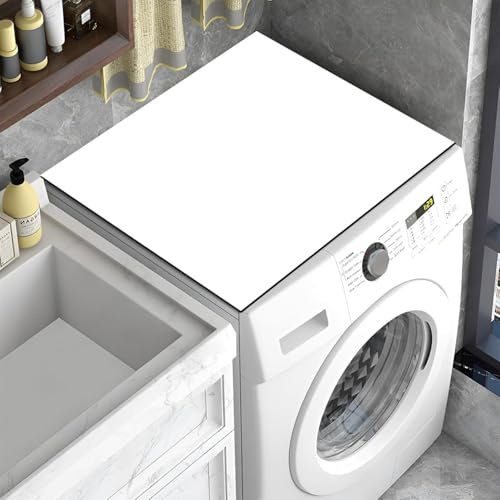 Waschmaschinenauflage 60x60cm,Abdeckung für Waschmaschine,Waschmaschinenabdeckung Universal,Waschmaschinen Auflage Weiche und Zuschneidbare,Waschmaschinenbezug für Waschmaschine,Trockner