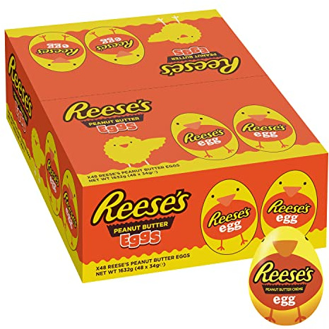Reese's Peanut Butter Filled Easter Crème Egg, 34g x 48