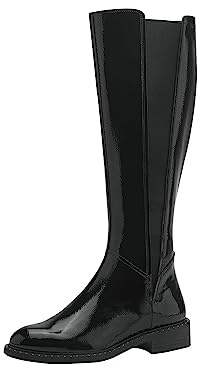 Tamaris Bottines pour femme 1-1-25518-41, Noir verni, 37 EU