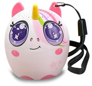 Bontempi | Mini Lautsprecher Wireless Einhorn, Einfache und Schnelle Drahtlose Verbindung, Ideal für Partys und Kinder, 300x200x195mm