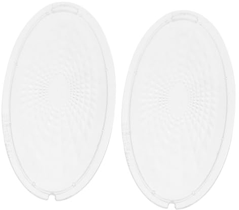 UKCOCO Universal Range Hood Lamp Shades Replacement Pair, Kitchen Cooker Hood Light Covers Accessories for Indoor Vent Light Lens Guards