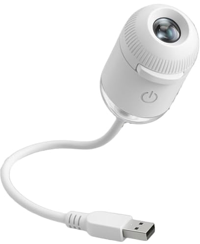 2-i-1 Galaxy Projector Night Light, Galaxy Night Light Projektor USB Star Projektorlampa Med Roterande Och Constellation Films Rymdtakljus for Bilrum(6 Projection Films)
