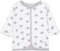 Staccato Unisex Baby Wendejacke - Bio-Baumwolle, Organic Cotton, Baby Erstausstattung - Farbe: Grey Star, Größe: 68