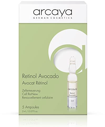 Retinol Ampullen | arcaya Retinol Feuchtigkeits-Ampulle | Gesichtsserum gegen verminderte Spannkraft und Faltenbildung | arcaya Ampullen aus Deutschland