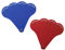 Acclaim Lawn Bowls Umpires Shot Indicators Lollipops Markers One Pair Red & Blue