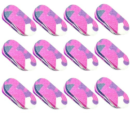 Blocchi per Unghie,12PCS Mini Buffer per Unghie per Unghie in Gel,Blocchi per Unghie Professionali per Unghie Naturali Blocchetto per Lucidatura per Unghie per Uso Domestico e Salone(colore mimetico)