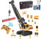Joellfuner Kran Spielzeug, 2,4G Kran Ferngesteuert mit Lichtern und Geräuschen Realistischer, Großer RC Kranspielzeug mit 12PCS Miniaturmodelle, Geschenk für Jungen und Mädchen