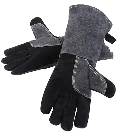 DOITOOL 1 Paire Protection Des Mains En Toute Sécurité Équipement Industriel Protection Des Mains De L'industrie De Cuisine Équipement De Protection De L'industrie Faux Cuir