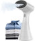 OLAYMEY Steamer 30 g/min Ferro da Stiro Verticale 1000W, Stiratore Verticale 20S Riscaldamento Rapido Togliere le Pieghe con Pulsante Vapore, Ferro da Stiro Viaggio da Vapore, 220ml, Bianco