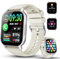 Reloj Inteligente Hombre Mujer, 1.91HD Smartwatch con Llamadas Bluetooth, 112+ Deportivos Modos Smart Watch con Podómetro, Pulsómetro Monitor de Sueño, IP68 Pulsera Actividad para Android iOS.