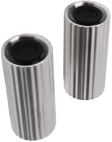 TOPINCN Rostfria Stålkryddburkar, Saltströare med Skruvlock för Matlagning i Köket, Florsockerströare