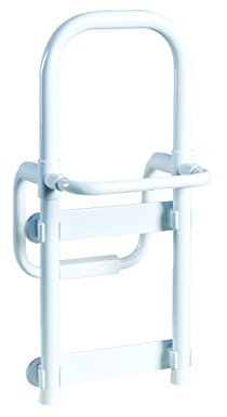 Primanova KV06 Bathtub Safety Grab Bar Rail Handle White - No Drilling Required