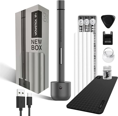 Tournevis électrique Wowstick 1F + 69 en 1, tournevis électrique à double mode de charge LED lithium-ion sans fil