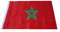 Stormflag Marokko Flagge (90cmx150cm) Polyester Pongee 90g mit Ösen mit genäht.