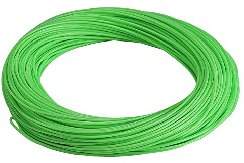 SF Gewicht vorwärts Fliegenfischerschnur Schnur Schwimmende Feschweißte Schleife #Grün 100FT 7wt