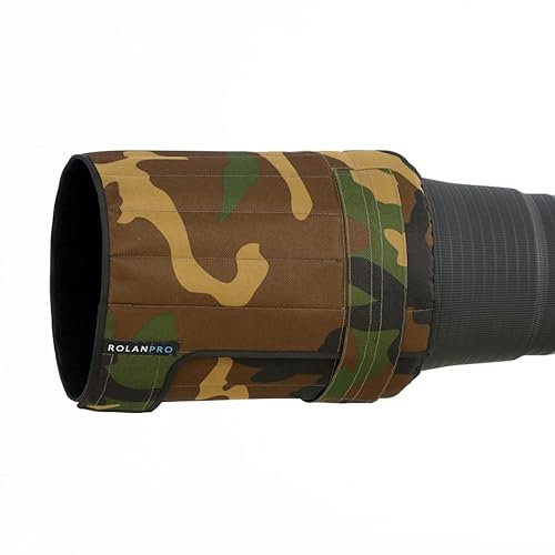 Rolanpro Gegenlichtblende Teleobjektiv Klappblende für 500mm f/4 SLR (M)-#6 grün wasserdicht