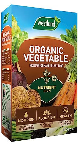 1.5kg Organic Vegetable Plant Food - All-Purpose Fertiliser for Fast-Growing Flowers, Fruits, and Vegetables