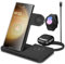 FDGAO 3 in 1 Wireless Charger 15W Wireless Charging Stand Station Foldable for Samsung Galaxy S25/S24/S23/S22/S21/S20 Ultra/S10/S9,Note20/10, Galaxy Buds, Galaxy Watch7/6/5 Pro/5/4/3/Active 2/1