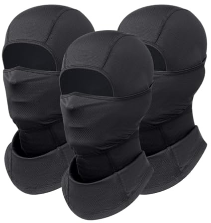 3 Pieces Balaclava Moveable Face Mask Ski Mask Sun Protection Breathable Balaclavas for Men Women Cycling Outdoor Sports