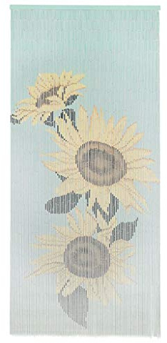Gecheer Flugskyddsgardin för bambudörrar 90 x 200 cm, myggnät, för utomhus, flugskyddsdörr gardin, flugskyddsgardin för fönsterdörr, L45737