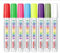 Vinabo Rotuladores Borrables Pizarra Blanca, Rotuladores Tiza Liquida Borrable de Doble Punta Cristal B orrable Chalk Markers Para Vidrio, Espejo, Tableros De Madera - 8 Colores