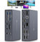 19-in-1 Displaylink Docking Station 3 Monitor con HDMI DP, per M1/M2/M3&Windows Thunderbolt Dock per Laptop 4K60Hz con PD 100W, 10Gbps USBC/A Ethernet/Lettore di schede/Audio