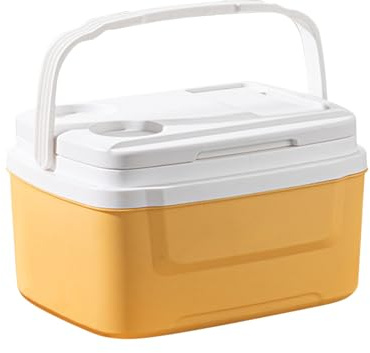 Insulated Cooler - 8L Car Fridge Portable Freezer Cooler | Leakproof Car Refrigerator with Handle Large Capacity Ice Chest for Beverages Food Drink