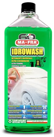 Ma-Fra Idrowash, Detergente Universale Ultra Schiumogeno, Formula Concentrata per Auto, Moto e Camper