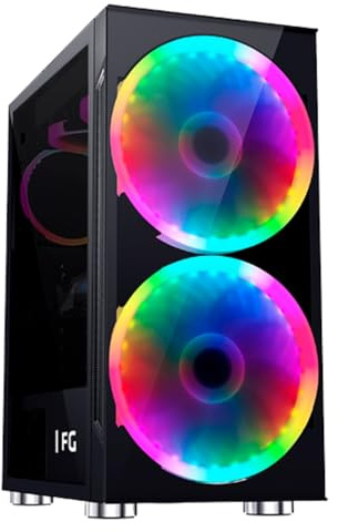 Leviathan I Gaming stationär, AMD Ryzen 7 5700X, 16GB DDR4, NVIDIA GeForce RTX 5060 8GB, 1TB SSD M.2, 650W 80+, Windows 11, RGB