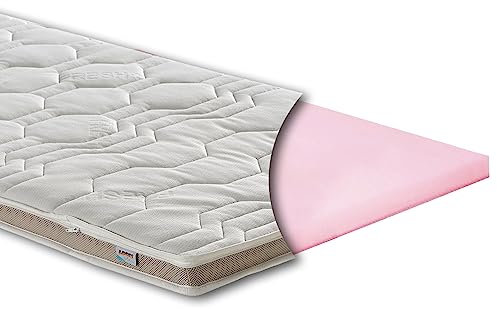 ARBD 7cm Topper - Matratzentopper Matratzenauflage aus Kaltschaum, für alle Matratzen & Betten geeignet (H4 - hart, 90 x 200 cm)