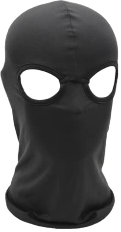 WYSUMMER Passamontagna maschera facciale, per donne e uomini, maschera sottile a faccia intera per moto, bici, caccia, ciclismo, berretto da sci - nero -
