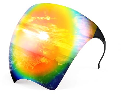 FEISEDY Gafas de Sol Visera Futurista Máscara Facial Completa B2781