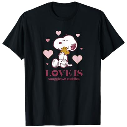 Peanuts - Love Is Snuggles and Cuddles T-Shirt
